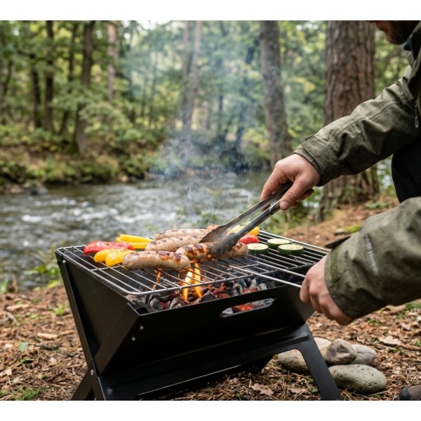 Фото - Мангал для пикника Bo-camp Notebook/Fire Basket Charcoal (8108345)